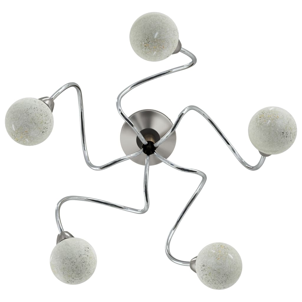 Plafondlamp Met Glasbollen Rond 5Xg9