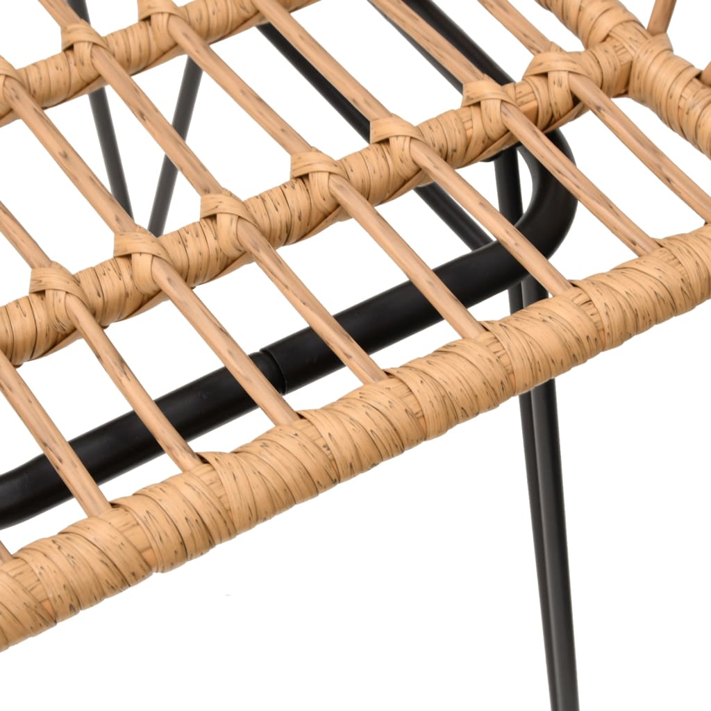 3-Delige Tuinset Poly Rattan