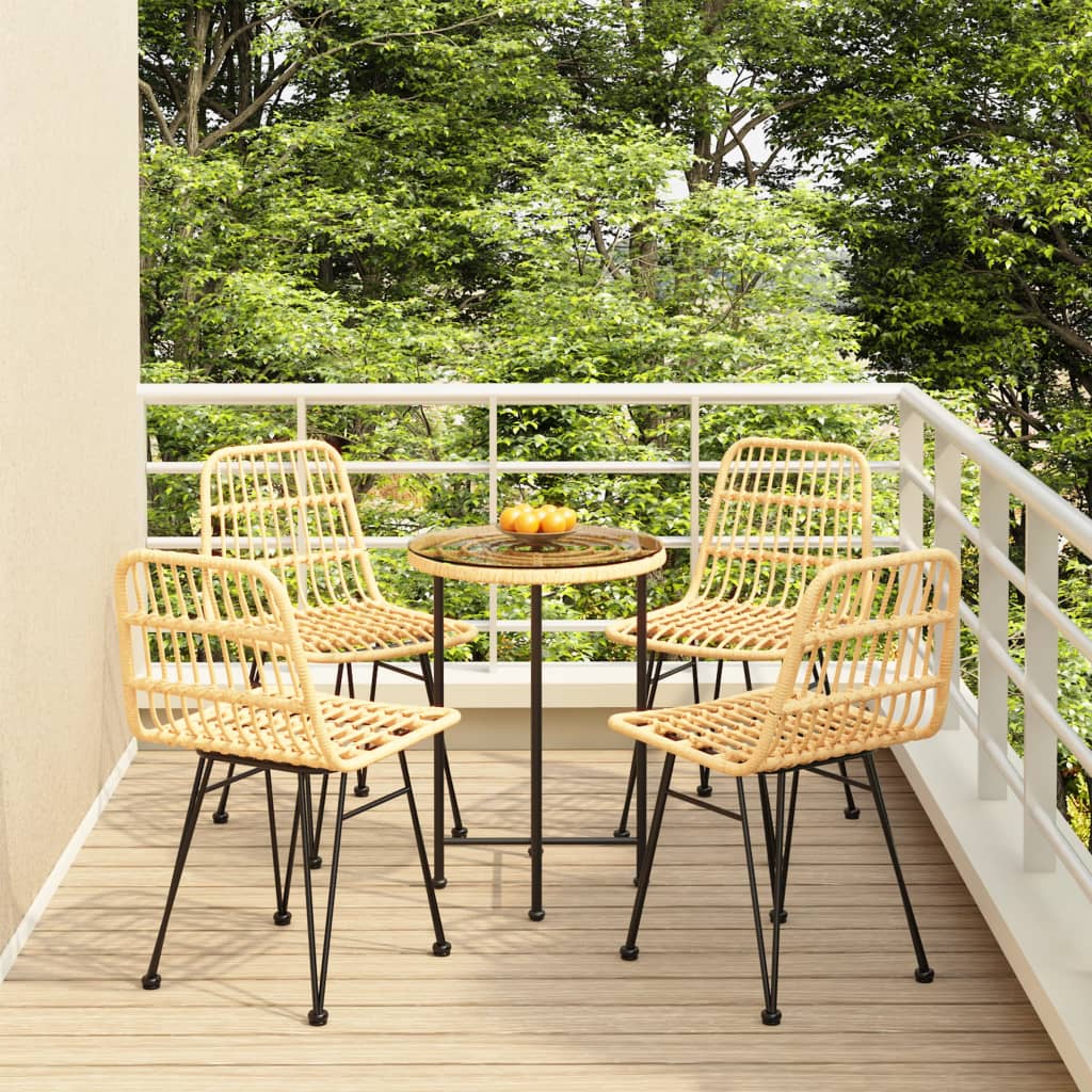 5-Delige Tuinset Poly Rattan
