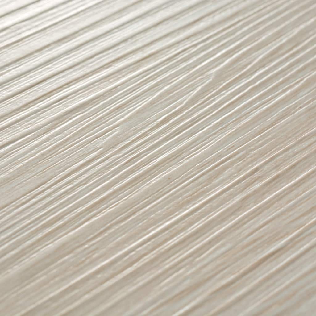 Vloerplanken niet-zelfklevend 5,26 m² 2 mm PVC wit eikenkleurig