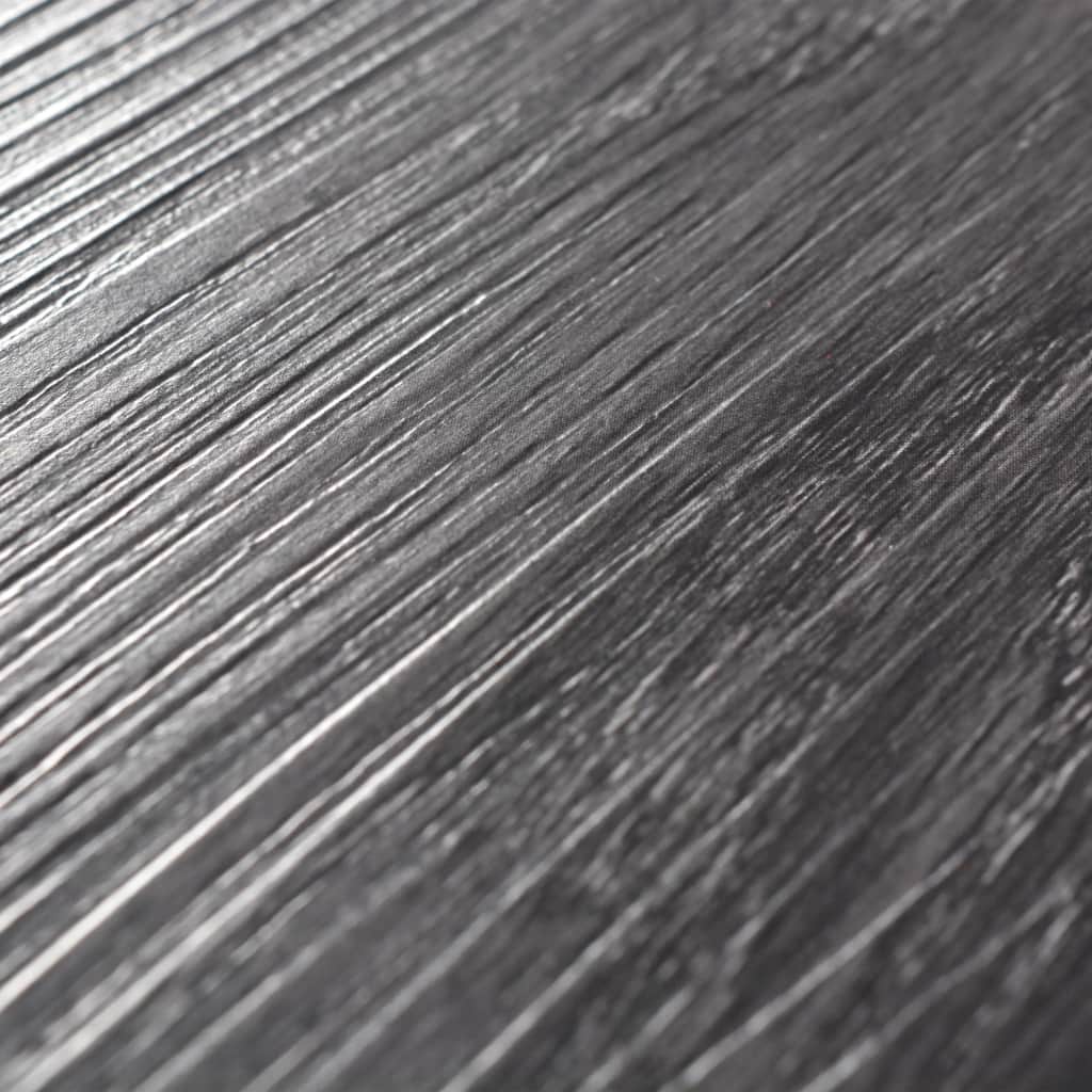 Vloerplanken niet-zelfklevend 5,26 m² 2 mm PVC zwart en wit