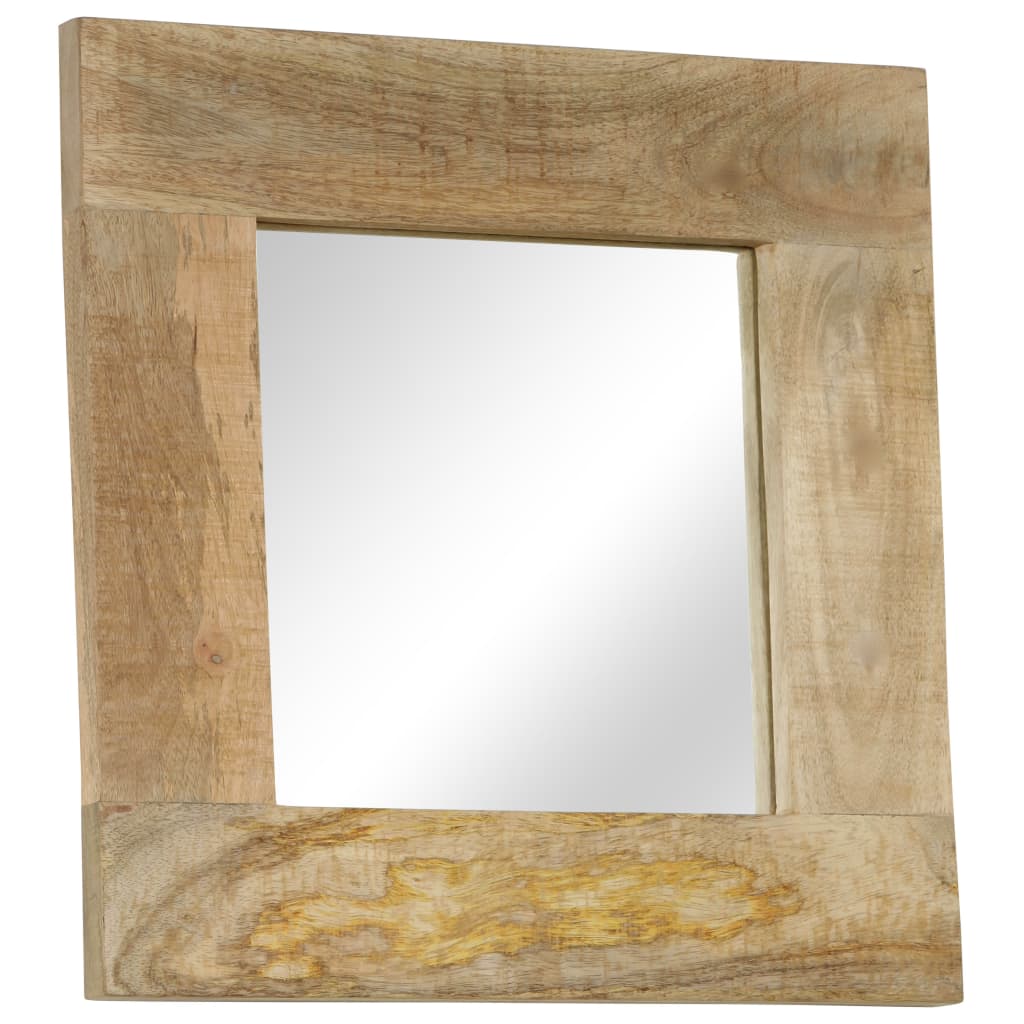 Spiegel 50x50 cm massief mangohout