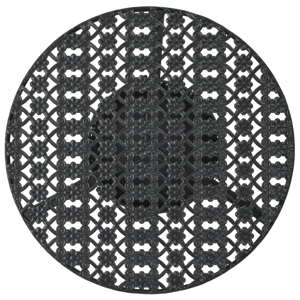 Bistrotafel 40x70 cm metaal zwart