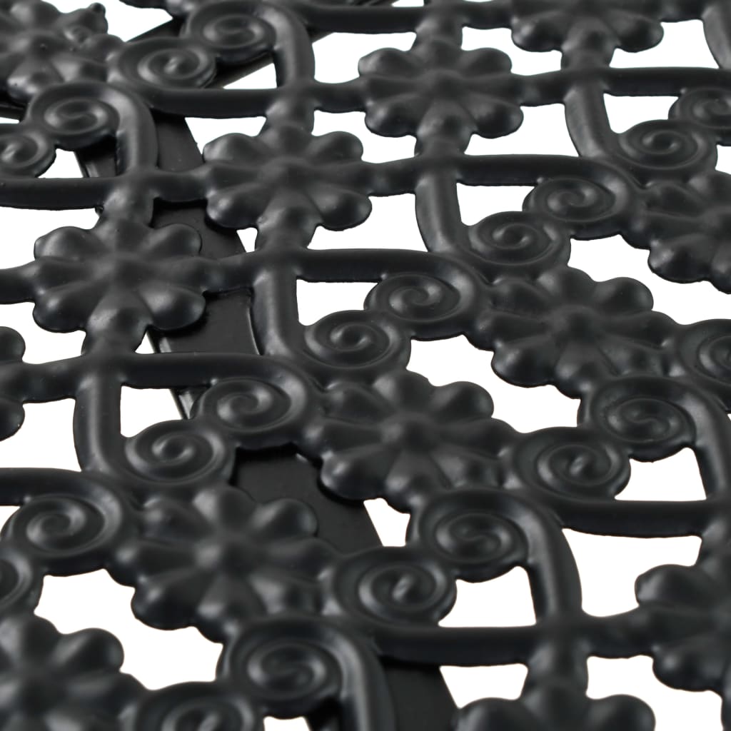 Bistrotafel 40x70 cm metaal zwart