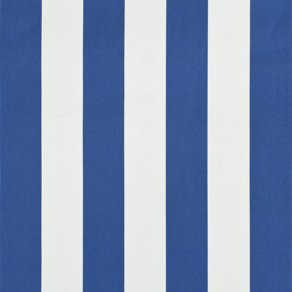 Luifel uittrekbaar 250x150 cm blauw en wit