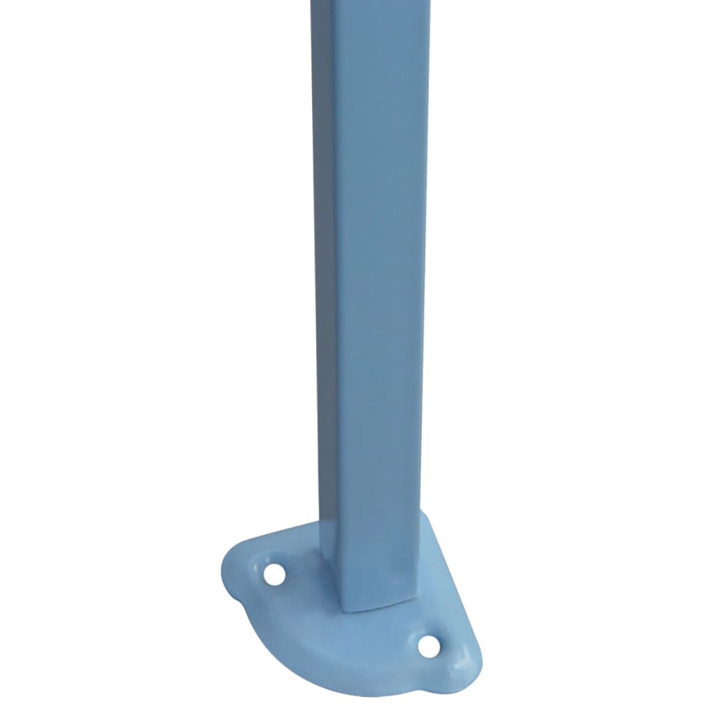 Vouwtent pop-up met 5 zijwanden 3x9 m blauw