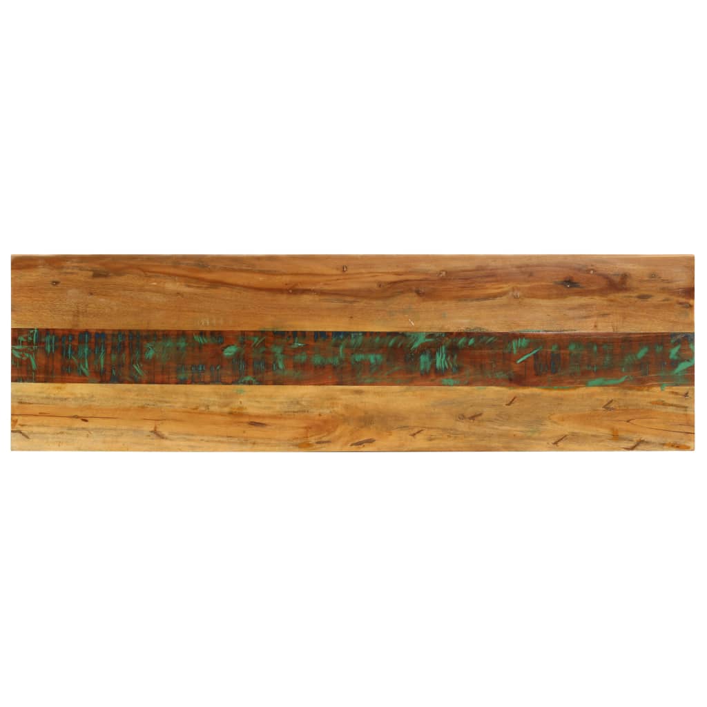 Wandtafel 120x35x76 cm massief gerecycled hout