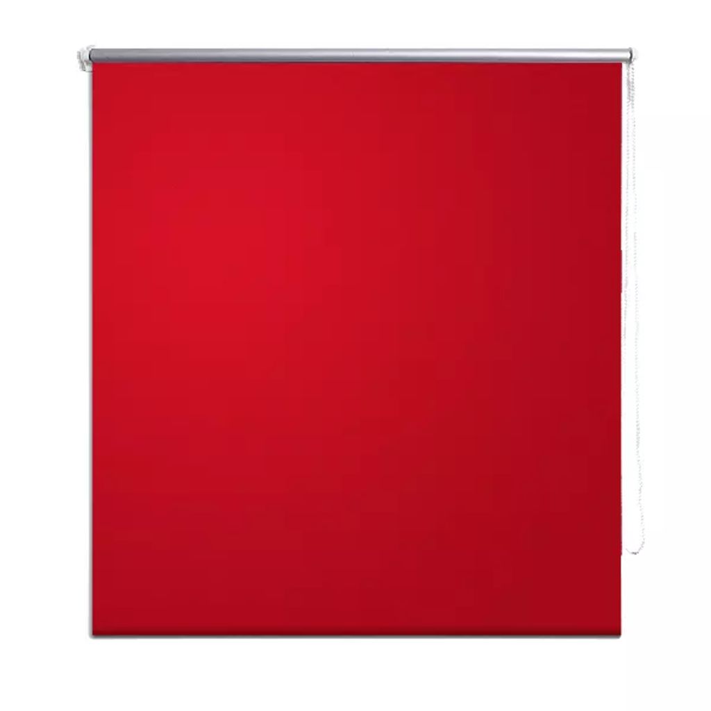 Rolgordijn verduisterend 100 x 175 cm rood
