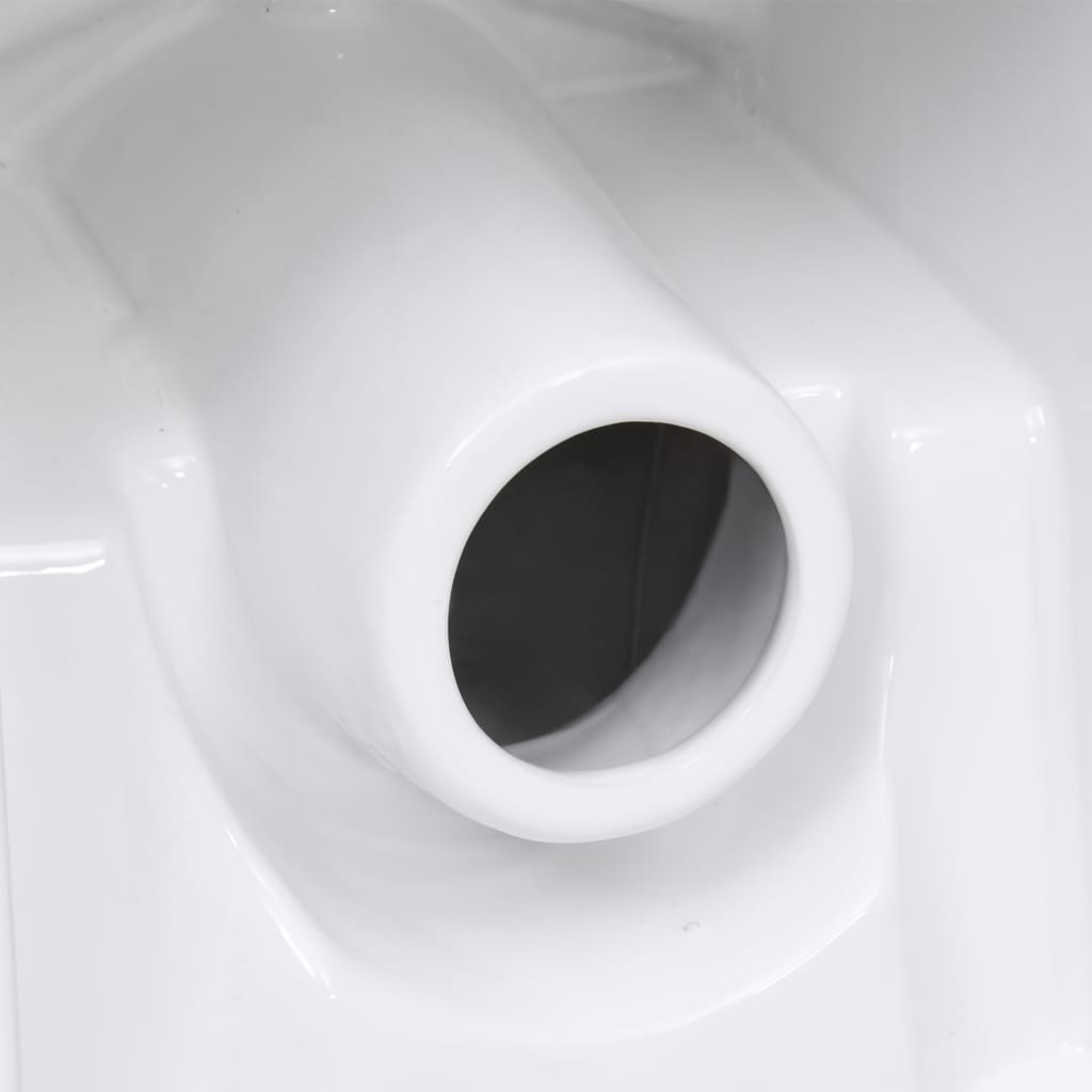 Toilet met afvoer achter keramiek wit