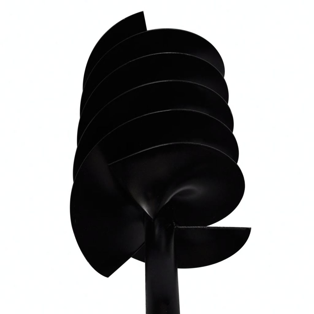 Grondboor met handvat en schroefkop 180 mm (zwart)