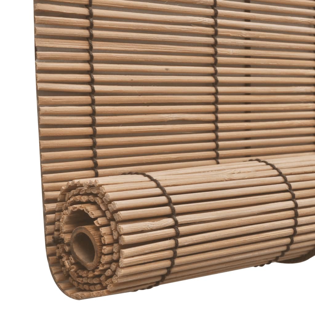 Rolgordijn 80x160 cm bamboe bruin
