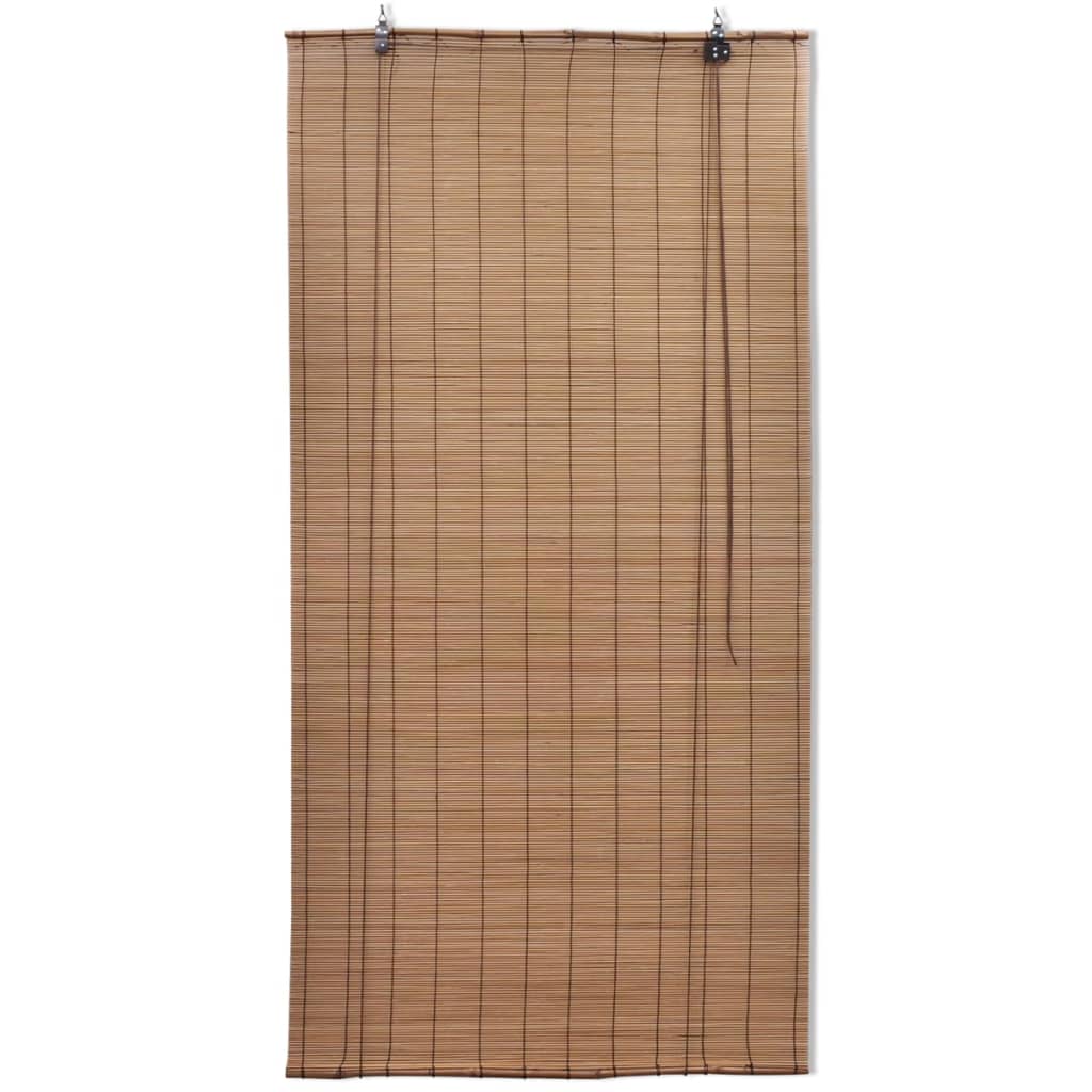 Rolgordijn 100x160 cm bamboe bruin