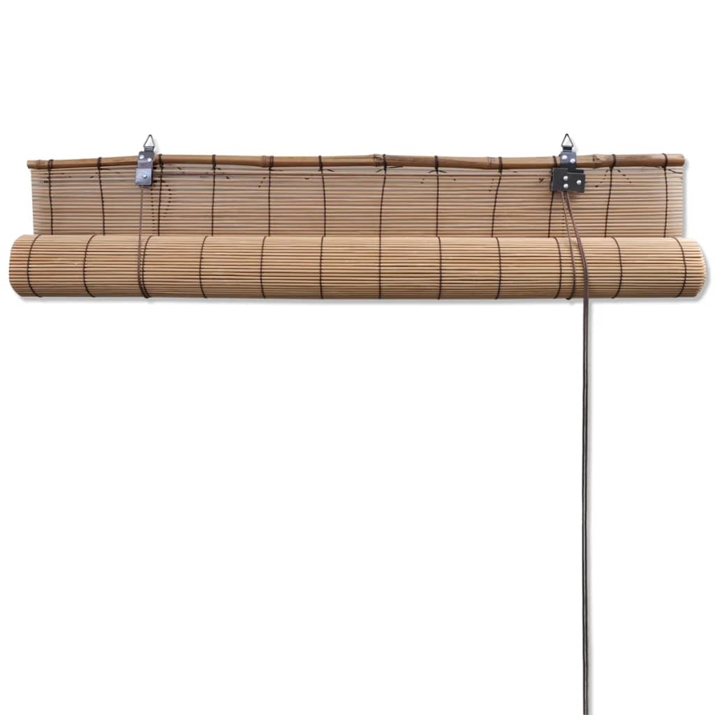 Rolgordijn 120x220 cm bamboe bruin