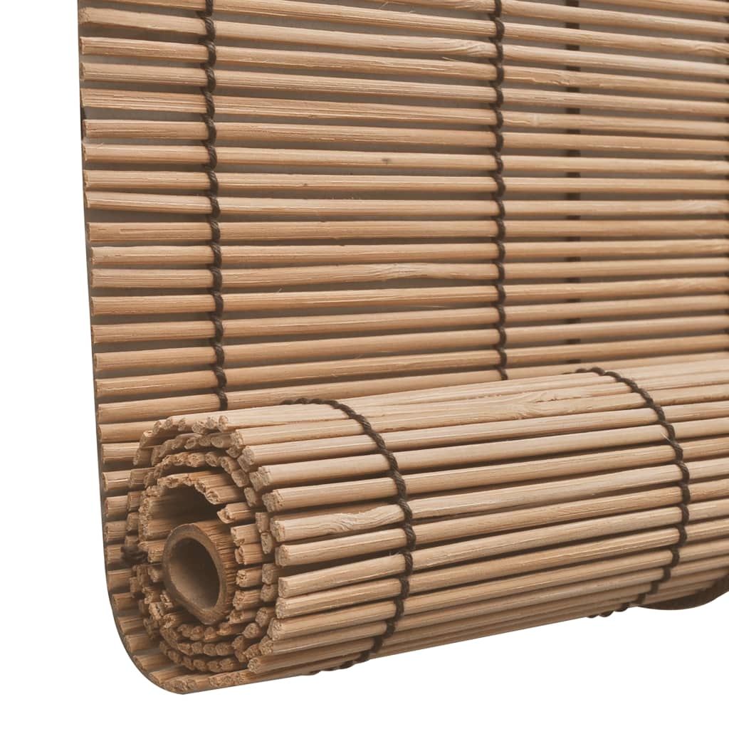 Rolgordijn 140x160 cm bamboe bruin