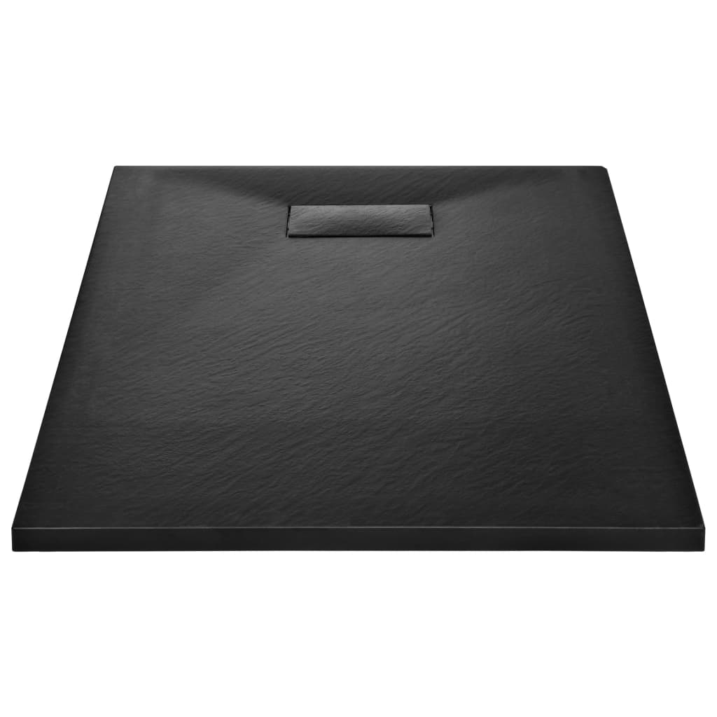 Douchebak 100x80 cm SMC zwart