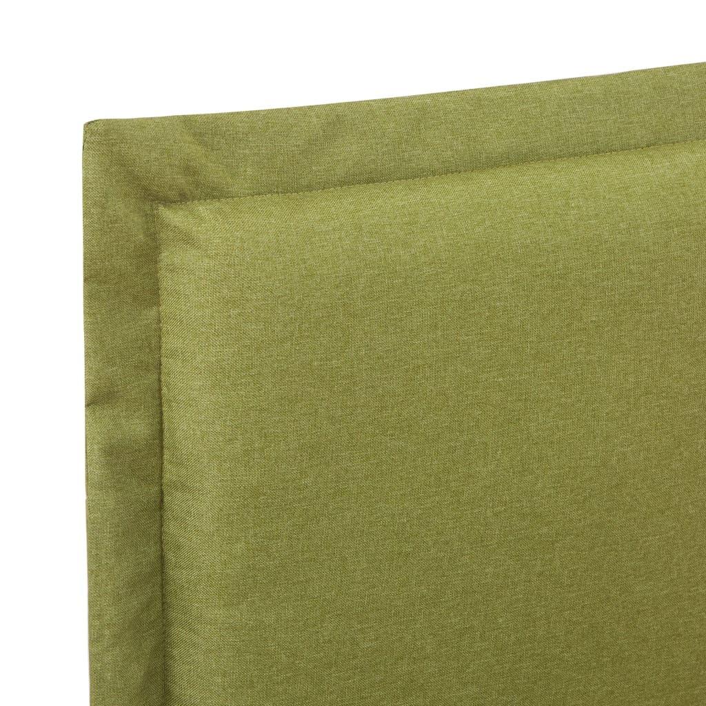 Bedframe stof groen 140x200 cm