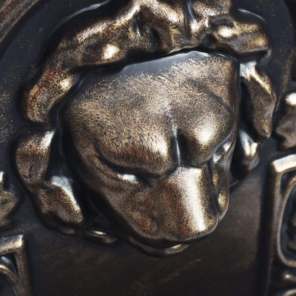 Muurfontein leeuwenkop brons