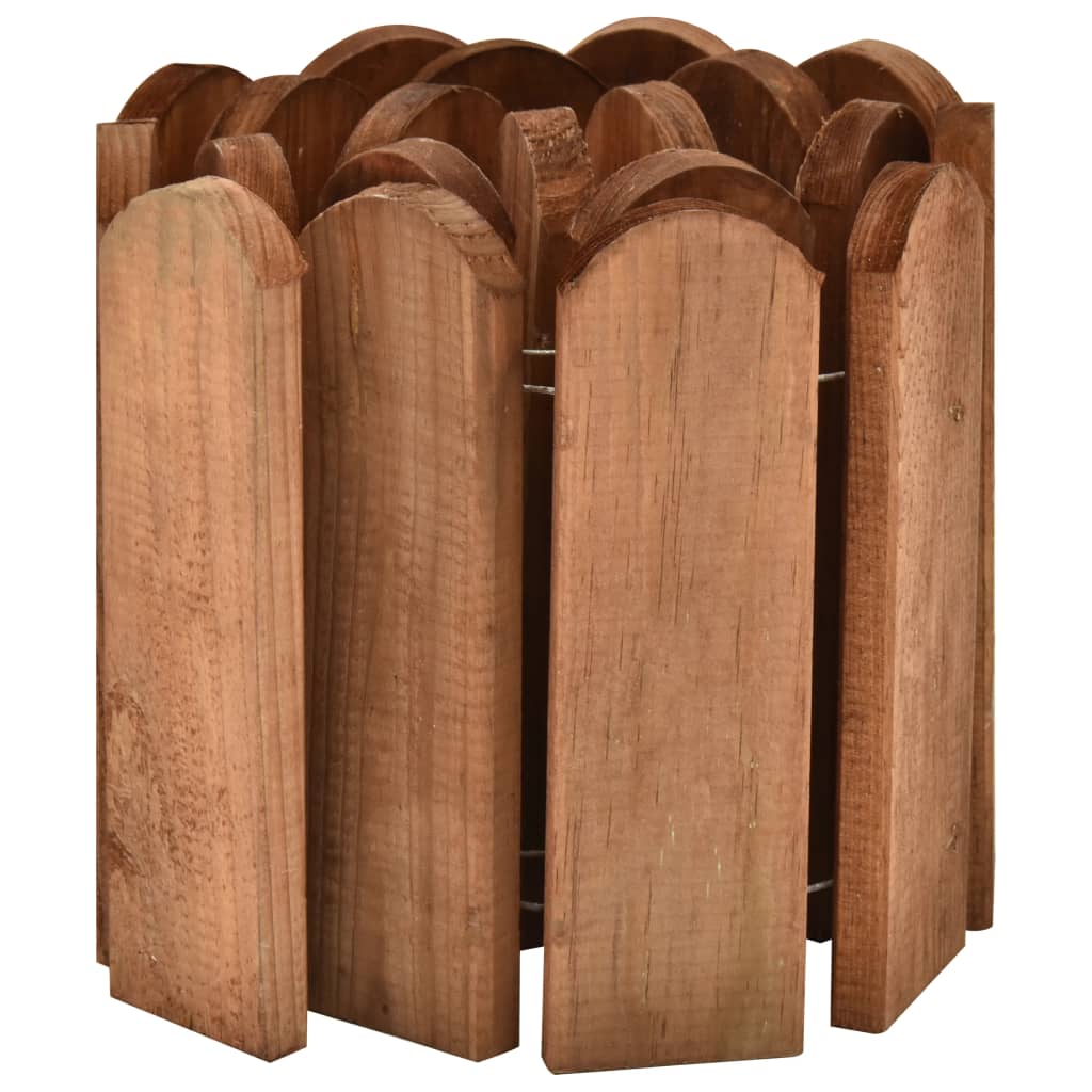 Gazonrand 120 cm geïmpregneerd grenenhout bruin