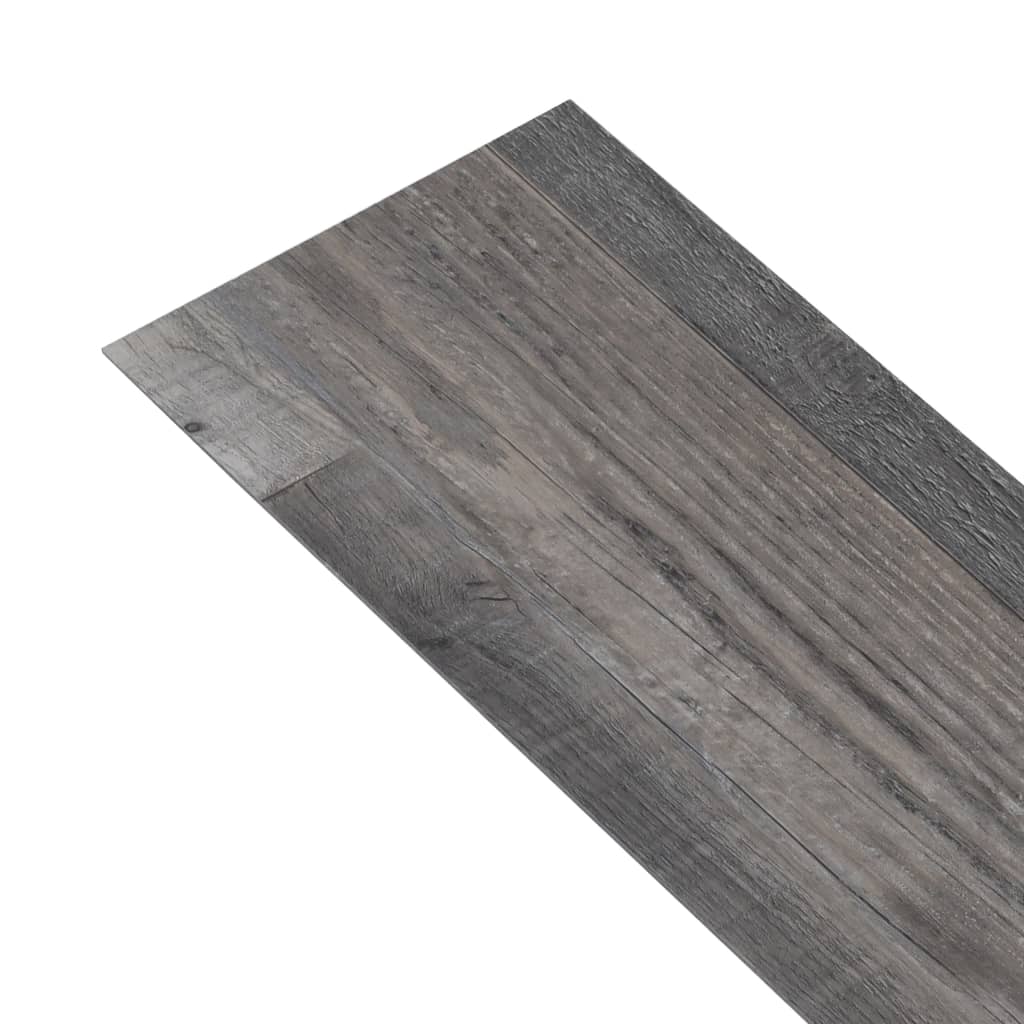 Vloerplanken zelfklevend 5,02 m² 2 mm PVC industrieel houtkleur