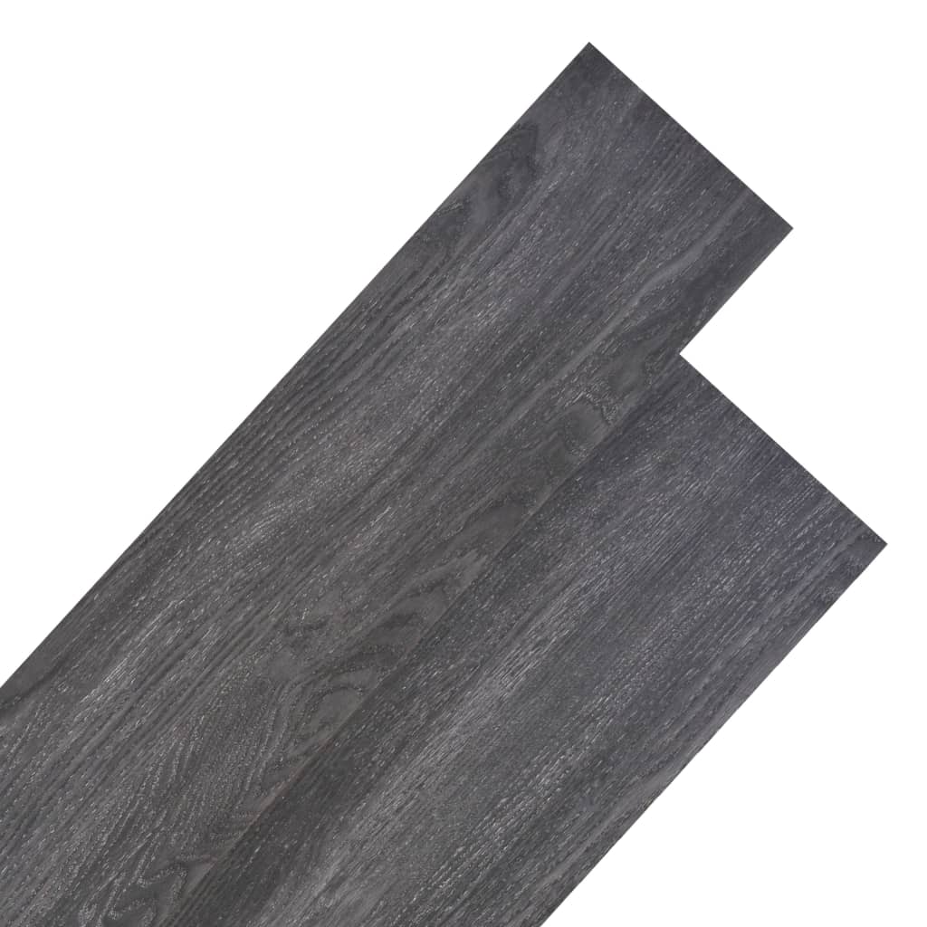 Vloerplanken niet-zelfklevend 4,46 m² 3 mm PVC zwart