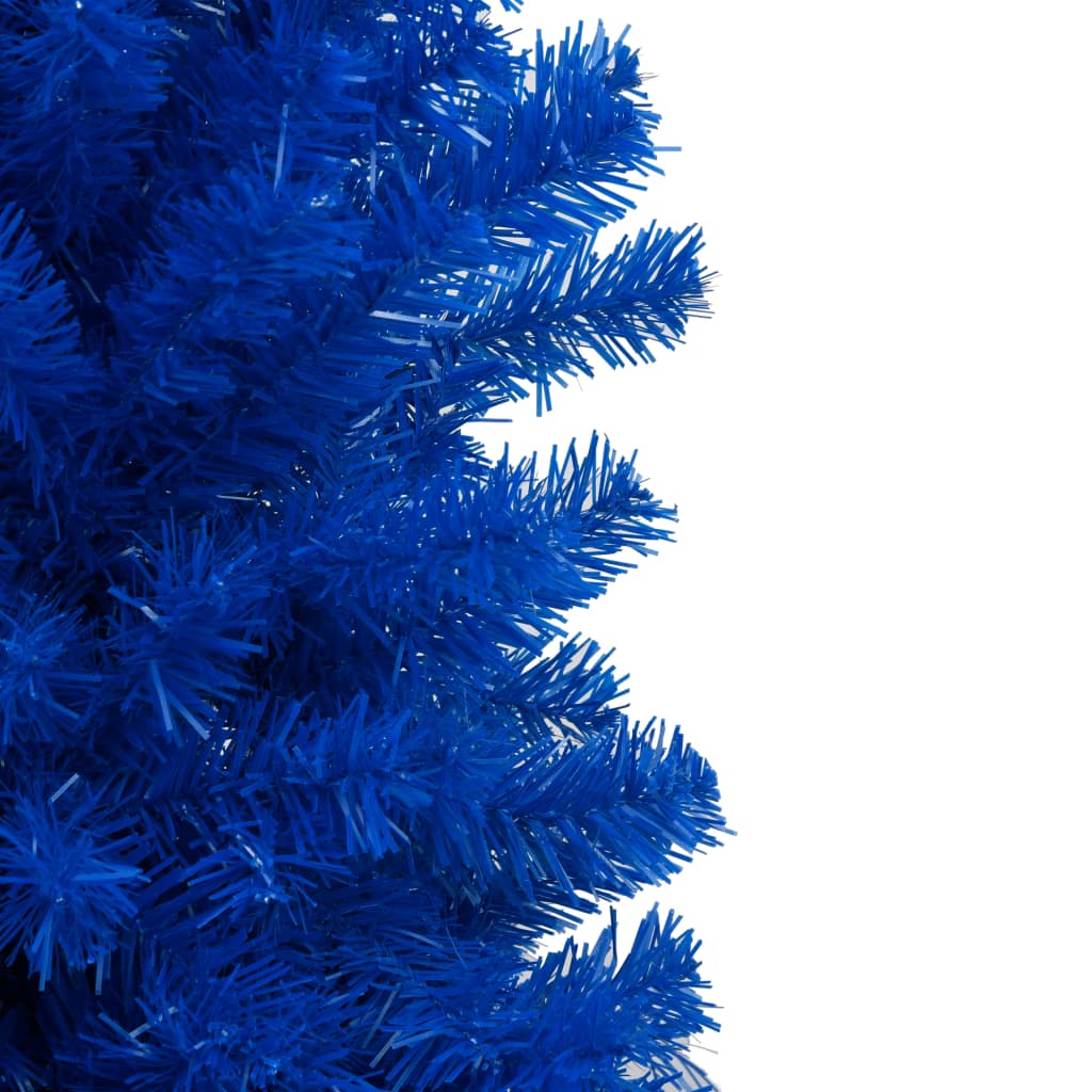 Kunstkerstboom met standaard 210 cm PVC blauw