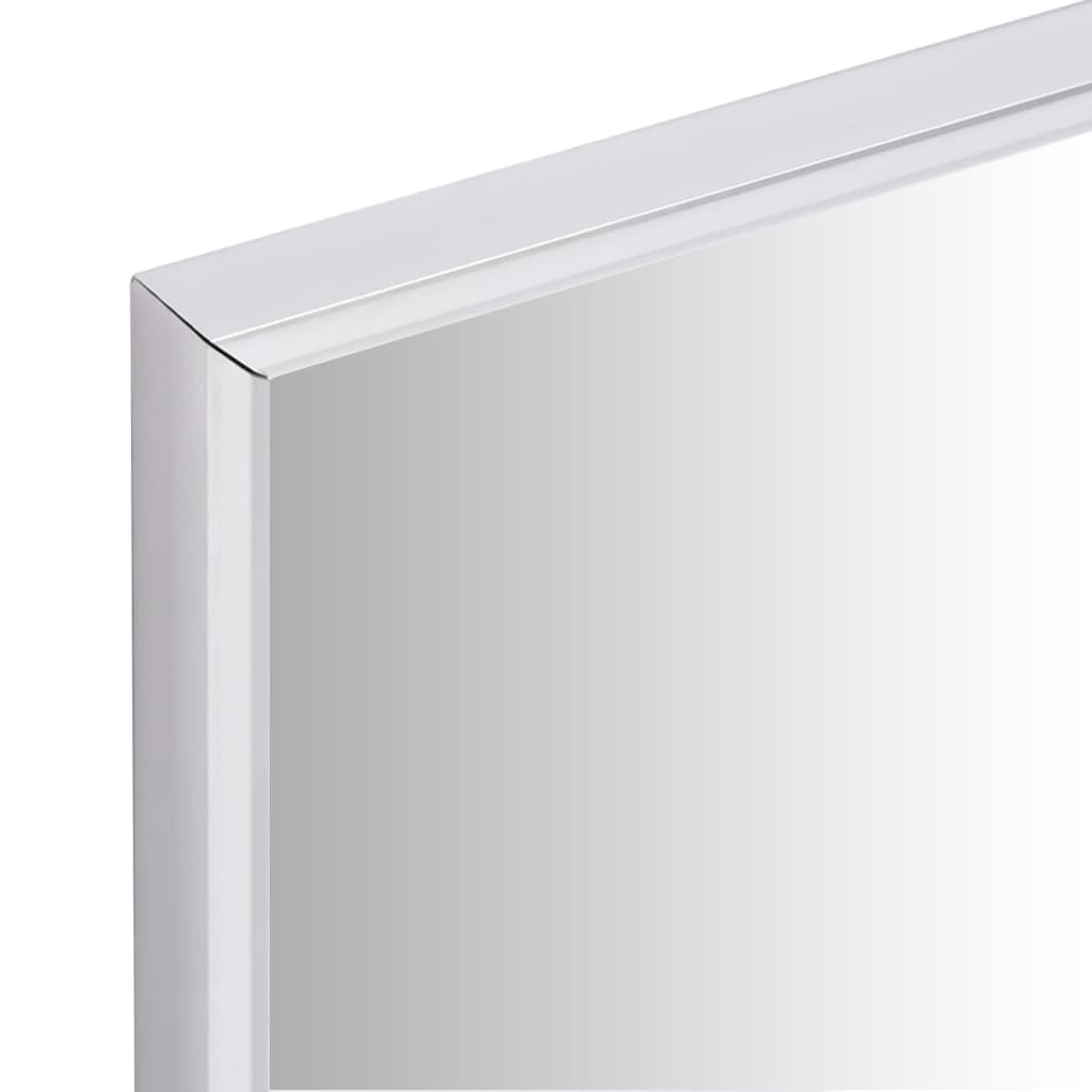 Spiegel 60x40 cm zilverkleurig