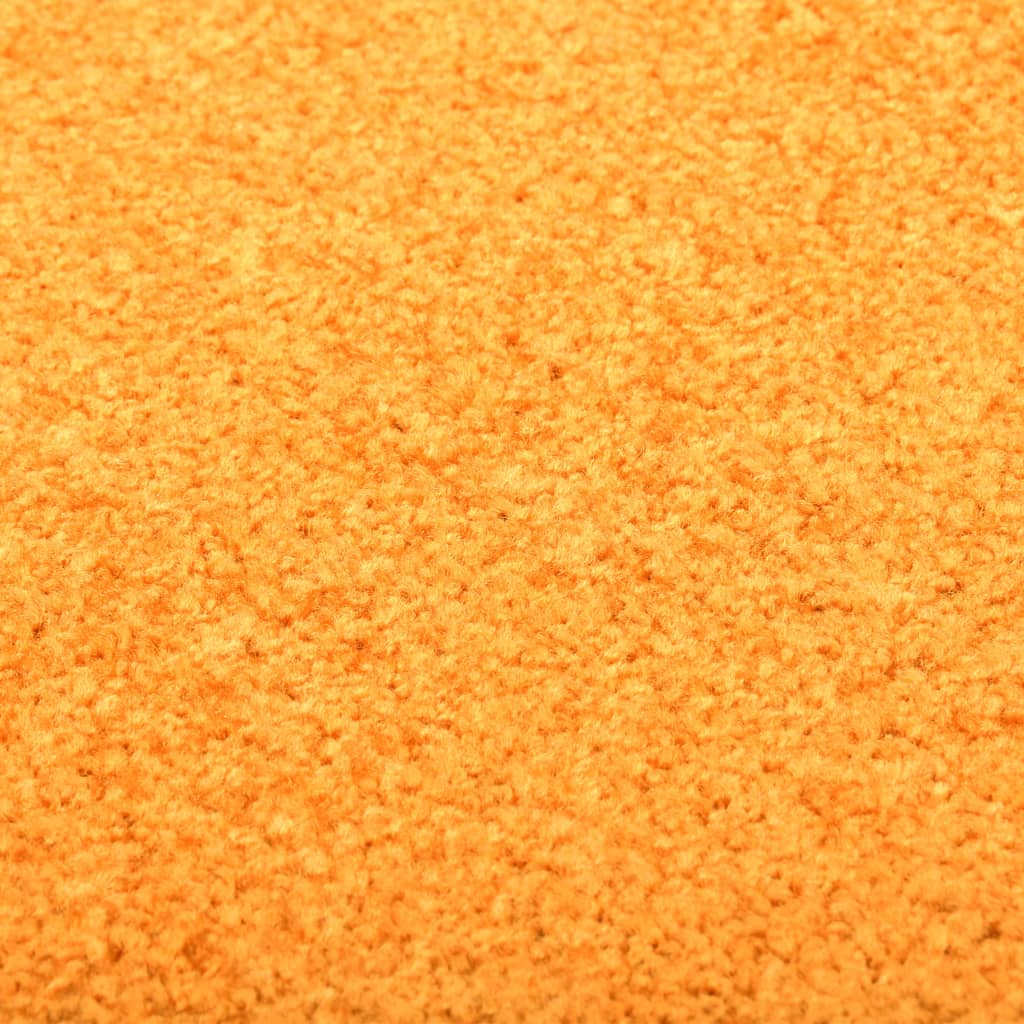Deurmat wasbaar 60x90 cm oranje