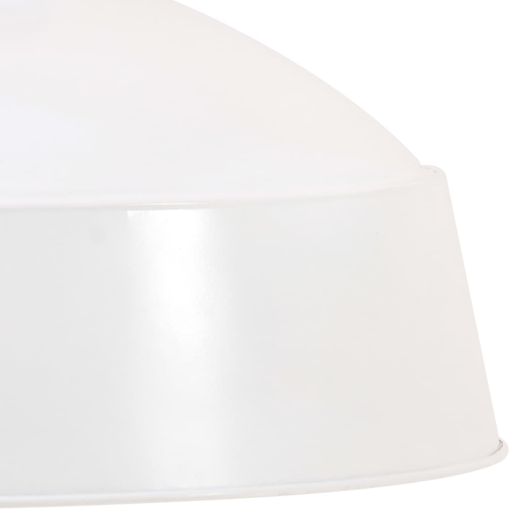 Hanglamp industrieel E27 58 cm wit