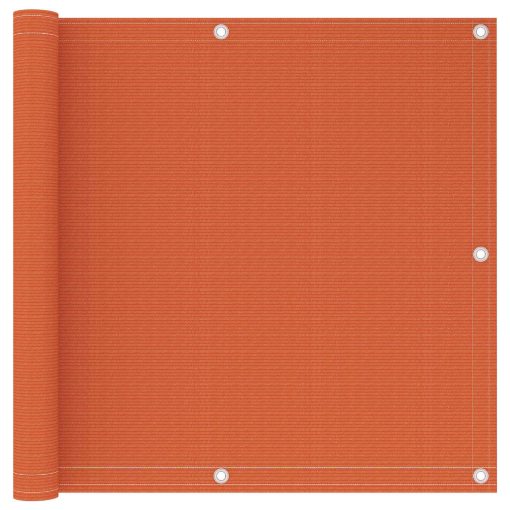 Balkonscherm 90x400 cm HDPE oranje