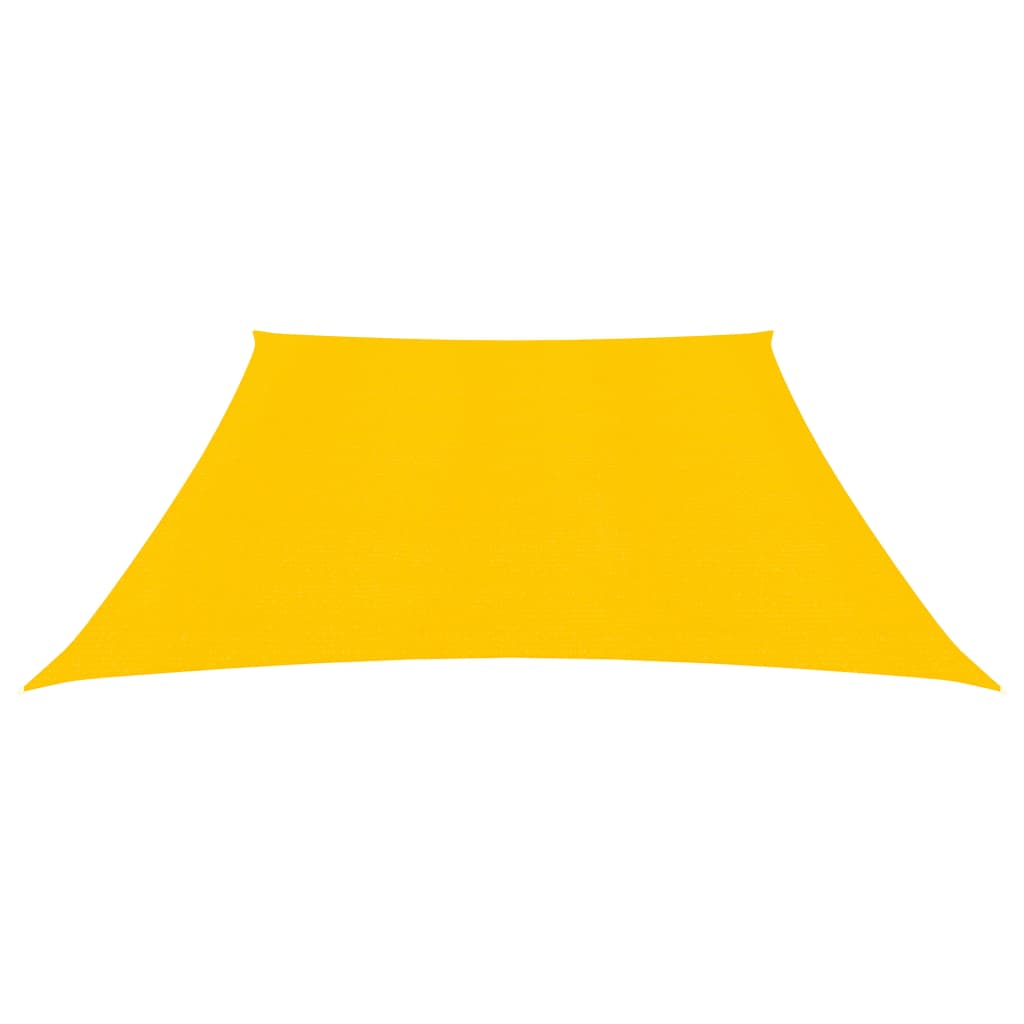 Zonnezeil 160 g/m² 3/4x3 m HDPE geel