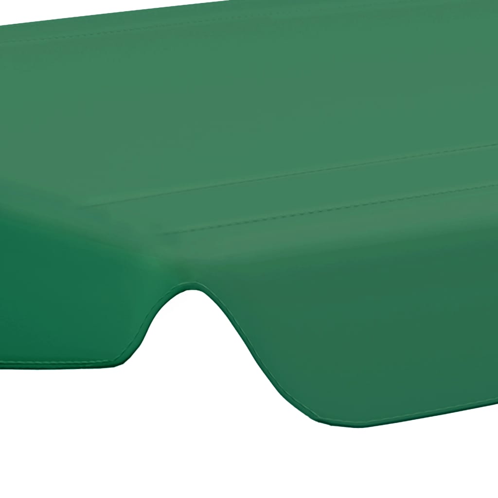 Vervangingsluifel voor schommelbank 150/130x70/105 cm groen