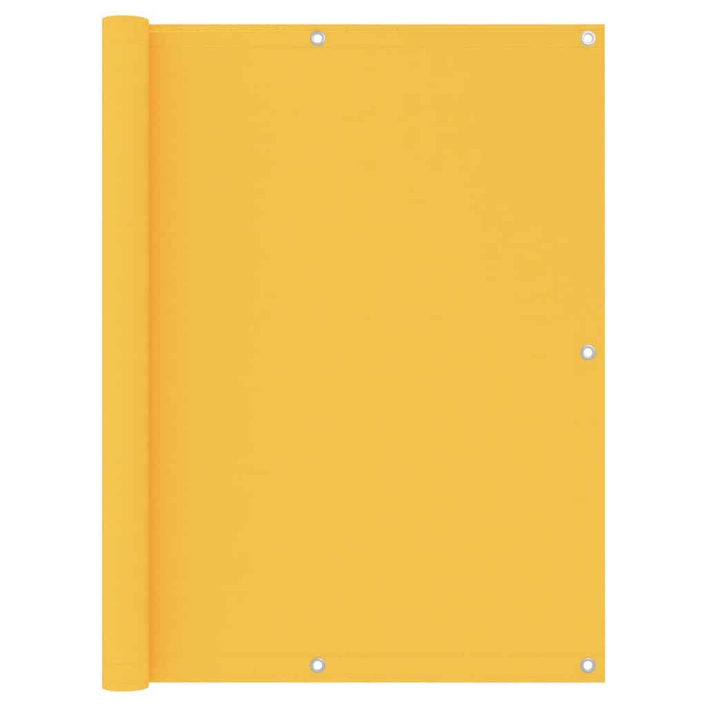 Balkonscherm 120x500 cm oxford stof geel