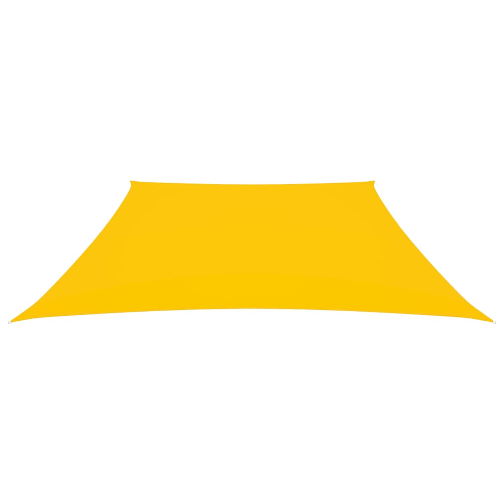 Zonnezeil trapezium 2/4x3 m oxford stof geel