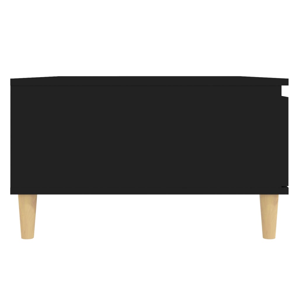 Salontafel 90x60x35 cm spaanplaat zwart