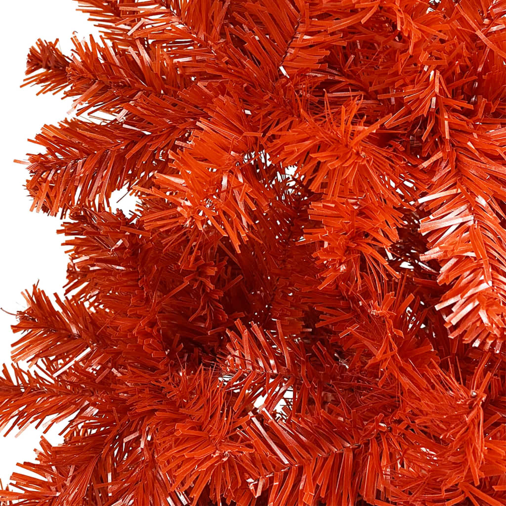 Kerstboom smal 150 cm rood