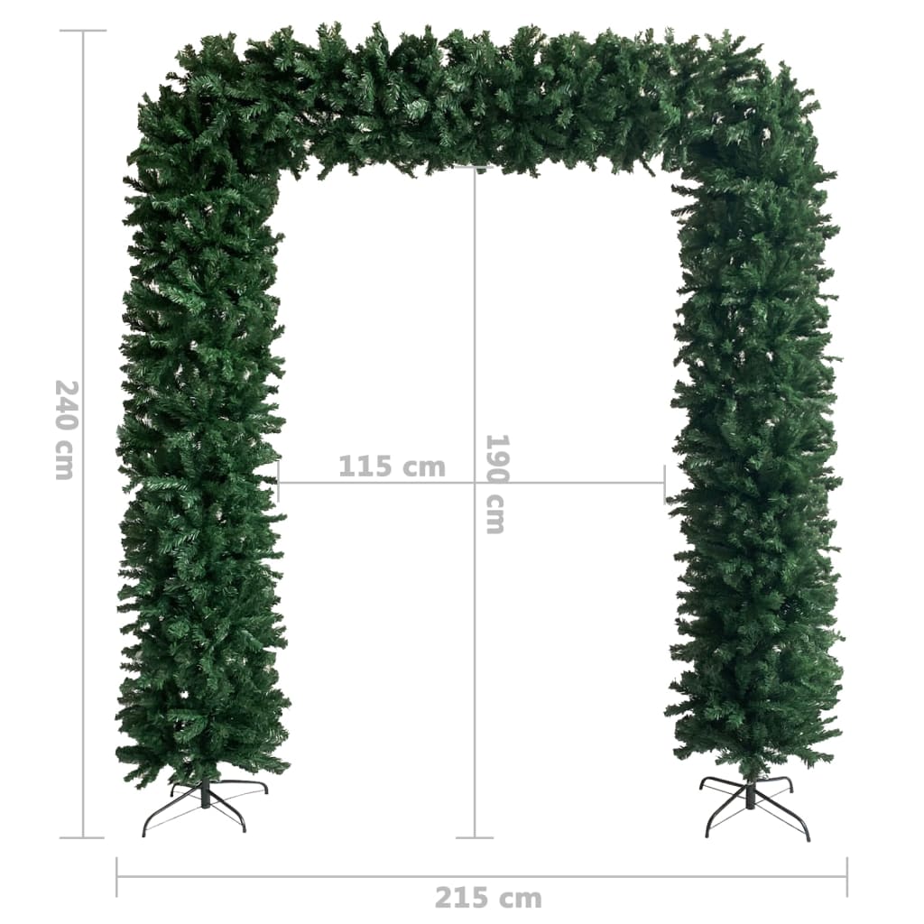 Kerstboog 240 cm groen