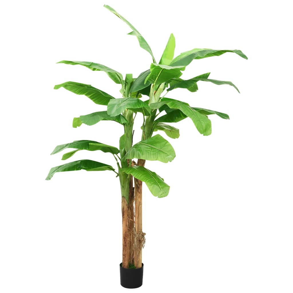 Kunstboom met pot banaan 300 cm groen