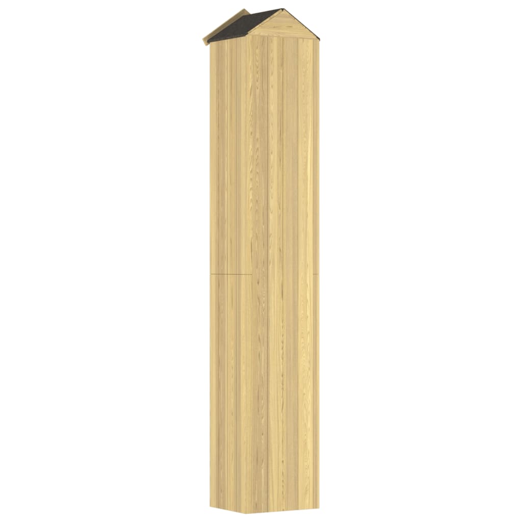 Tuinschuur 40x33x222 cm geïmpregneerd grenenhout