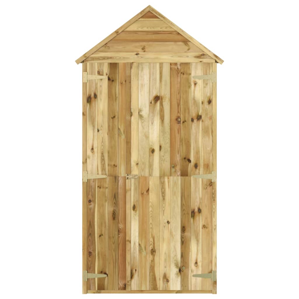 Tuinschuur met deur 107x107x220 cm geïmpregneerd grenenhout
